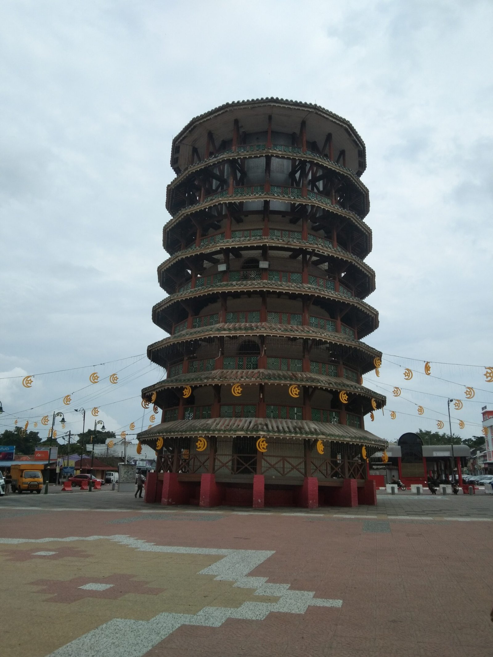 Menara Condong, the Leaning Tower of Teluk Intan in Perak