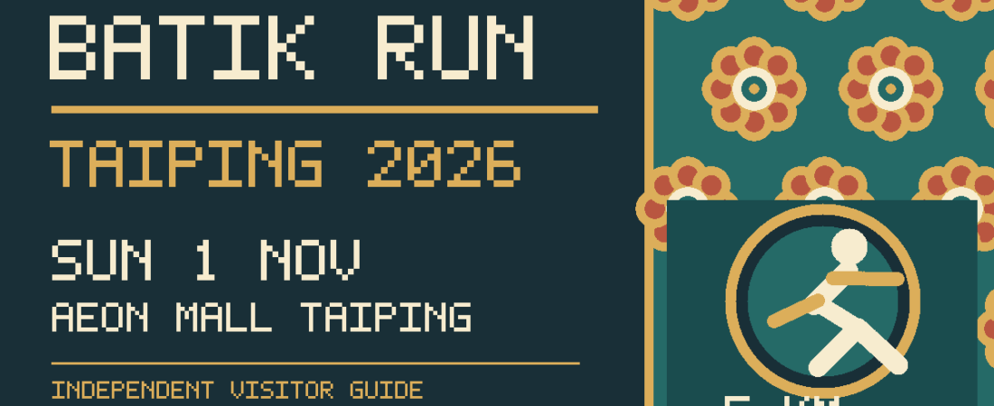 Batik Run 2026 in Taiping — 1 November at AEON Mall, Start-Time Details